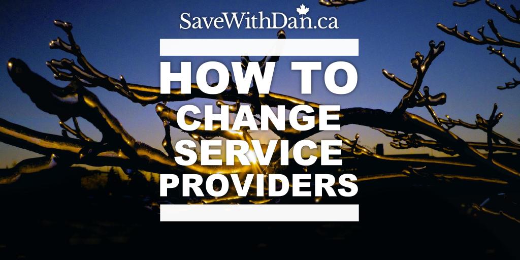 Howto change providers