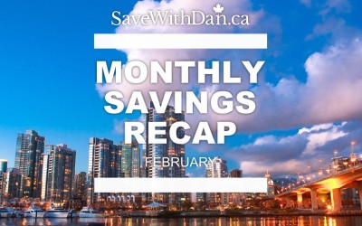 Monthly Savings Recap – February